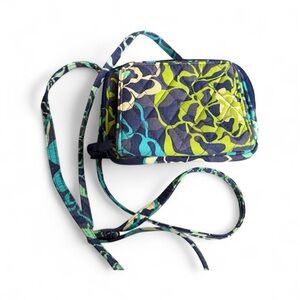 Vera Bradley Katalina Blue Mini Hipster Crossbody Wallet